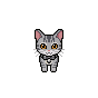 Sato sprite: Sky the tabby cat
